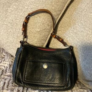 Coach Leather Shoulder Bag Black
10x7x3